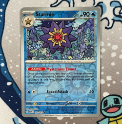 Starmie 121/165 Reverse Holo Rare Scarlet & Violet 151 Set Pokemon Card 2023 NM - Image 1