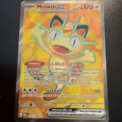 Meowth Ex Full Art 107/088 - Pokemon TCG Perfect Order - Image 3