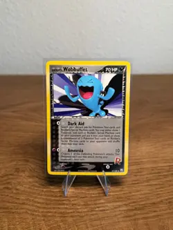 Rocket's Wobbuffet 47/109 Uncommon Team Rocket Returns Pokemon Moderately Played - Image 1