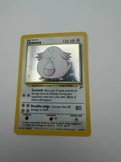 Wizards of the Coast Chansey 3/130 Base Set 2 Holo Rare EN 2000 120HP - Image 3
