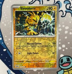Electabuzz 125/165 Reverse Holo Scarlet & Violet 151 Set Pokemon Card 2023 NM - Image 1