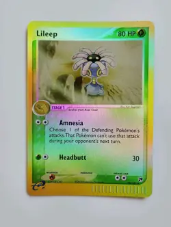 Pokemon TCG Lileep 43/100 EX Sandstorm Reverse Holo Great Condition Nintendo - Image 1
