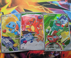 Pokemon TCG First Partner Illustration Collection Series 1 Kanto GEN 1 Starters - Image 1