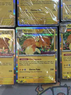 2023 Pokemon Build and Battle Decks Scarlet & Violet Pawmot Sealed LOT OF 10 - Image 2