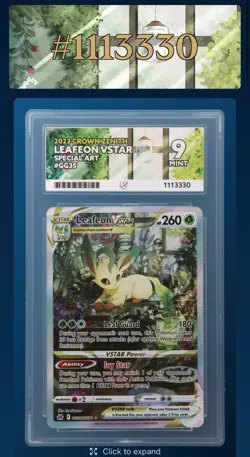 Leafeon VSTAR - GG35/GG70 - Crown Zenith: Galarian Gallery - ACE 9 - Pokemon TCG - Image 5