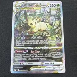 Pokemon TCG Leafeon VSTAR Crown Zenith: Galarian Gallery GG35/GG70 NEAR MINT - Image 1
