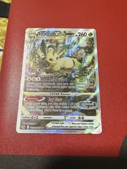 Pokemon TCG Leafeon VSTAR Crown Zenith: Galarian Gallery GG35/GG70 - Image 1
