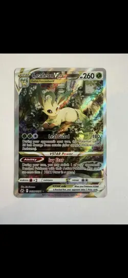 Pokemon TCG Leafeon VSTAR GG35/GG70 Crown Zenith NM - Image 1