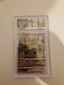 Pokemon TCG Leafeon VSTAR Crown Zenith: Galarian GG35/GG70 Ace 9 Mint - Image 1