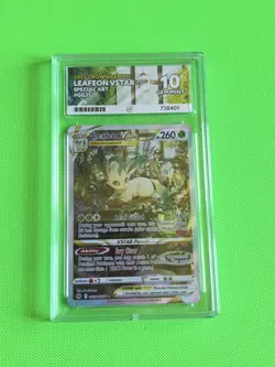 Pokemon TCG Leafeon VSTAR GG35/GG70 Crown Zenith Ace 10 slab - Image 1