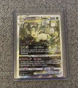 Pokemon TCG Leafeon VSTAR Crown Zenith: Galarian Gallery GG35/GG70 NEAR MINT - Image 1