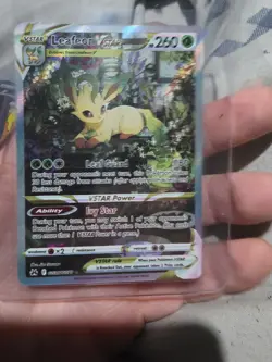 Pokemon TCG Leafeon VSTAR GG35/GG70 Crown Zenith: Galarian Gallery Card - Image 1