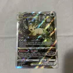 Pokemon TCG Leafeon Vstar Crown Zenith: Galarian Gallery Gg35/Gg70 - Image 1