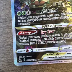 Pokemon TCG Leafeon VSTAR Crown Zenith: Galarian Gallery GG35/GG70 NEAR MINT - Image 5