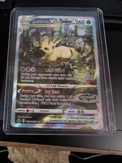Pokemon TCG Leafeon VSTAR GG35/GG70 Crown Zenith: Galarian Gallery - Image 1