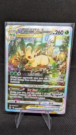 Pokemon TCG Leafeon Vstar Crown Zenith: Galarian Gallery Gg35/Gg70 Regular Ultra - Image 1