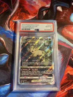 Pokemon TCG Leafeon VSTAR GG35/GG70 PSA 10 SWSH Crown Zenith Galarian Gallery - Image 1