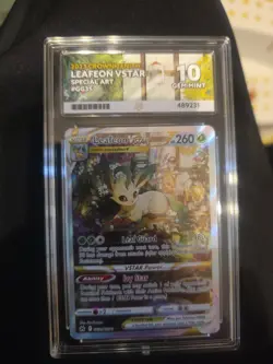 Pokemon TCG Leafeon VSTAR GG35/GG70 Crown Zenith Ace 10 - Image 1