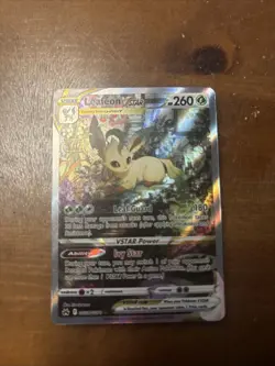 Pokemon TCG Leafeon VSTAR Crown Zenith: Galarian Gallery GG35/GG70 - Image 1
