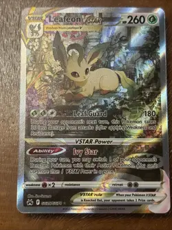 Pokemon TCG Leafeon VSTAR Crown Zenith: Galarian Gallery GG35/GG70 - Image 3