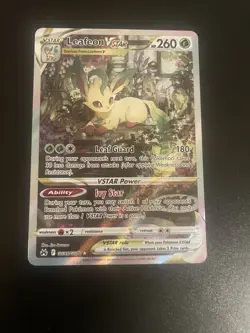 Pokemon TCG Leafeon Vstar Crown Zenith: Galarian Gallery Gg35/Gg70 Regular Ultra - Image 1