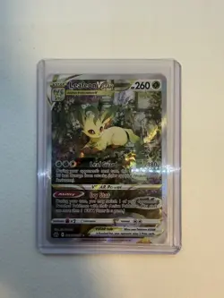 Pokemon TCG Leafeon VSTAR Crown Zenith: Galarian Gallery GG35/GG70 NEAR MINT - Image 1