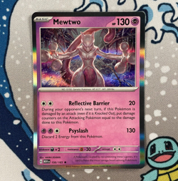 Mewtwo 150/165 Holo Rare Scarlet & Violet 151 Set Pokemon Card 2023 NM - Image 1