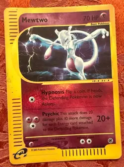 Pokemon TCG Mewtwo 056/165 Expedition Base Set Reverse Holo Rare English - Image 4