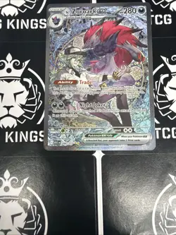N's Zoroark ex 286/217 Ascended Heroes Special Illustration Rare Pokemon Card NM - Image 2
