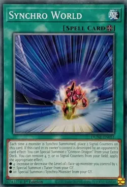 Yugioh Synchro World - DUNE-EN051 - Common - 1st Edition - Image 1