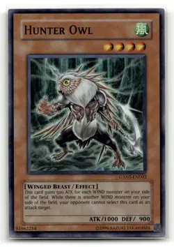 Hunter Owl GX03-EN002 Limited Super Rare GX Spirit Caller Promo LP - Image 1