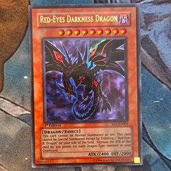 Yu-Gi-Oh! Red-Eyes Darkness Dragon Ultra Rare Holo 1st SD1-EN001 EN - Image 1