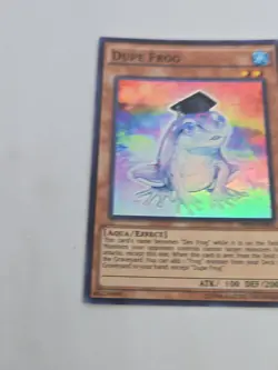 Yugioh - Dupe Frog OP03-EN005 Super Rare Unlimited Ed LP - Image 2