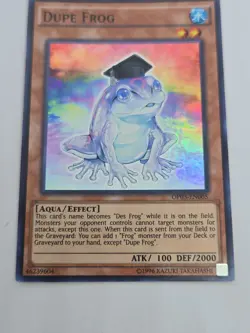 Yugioh - Dupe Frog OP03-EN005 Super Rare Unlimited Ed LP - Image 4