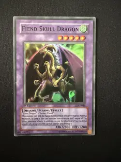 Yu-Gi-Oh Fiend Skull Dragon LOD-039 Super Rare 1st Edition Near Mint - Image 1