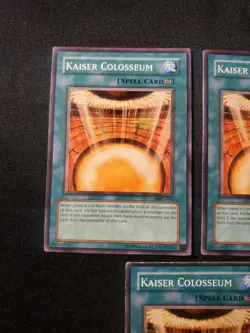 3x Kaiser Colosseum MFC-031 Common Playset Yugioh See Detailed Pics - Image 2