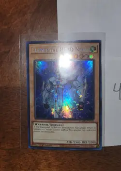 Elemental HERO Neos Pharaoh Secret Rare 1st Edition Holo MAMA-EN106 Yu-gi-oh - Image 1