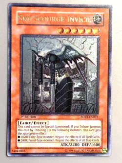 yugioh Sky Scourge Invicil FOTB-EN023 1st Edition Ultimate Rare near mint - Image 2
