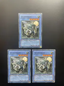 Yugioh Lycanthrope STON-EN032 1st Edition Common LP/MP X3 - Image 1