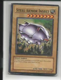 YUGIOH steel armor insect 308-005 - Image 1