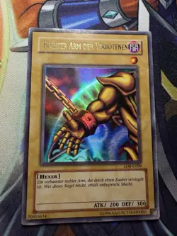 Yugioh! Rechter Arm der Verbotenen Ultra Rare - LOB-G099 Unlimited - Deutsch - Image 1