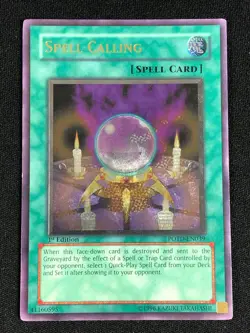 YUGIOH SPELL CALLING POTD-EN039 1ST ULTIMATE NM - Image 1