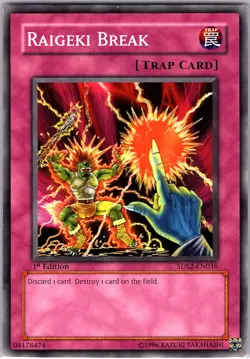 Yugioh Raigeki Break 5DS2-EN036 1st Edition NM - Image 1