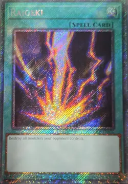 Raigeki RA05-EN110 Collector's Rare 1st Edition Yu-Gi-Oh NM - Image 1