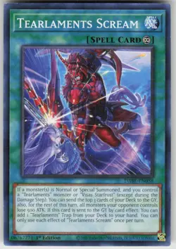 TEARLAMENTS SCREAM DABL-EN058 COMMON / SHORT PRINT YU-GI-OH LIGHTLY PLAYED - Image 1