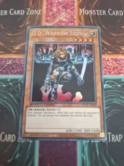 Yu-Gi-Oh D.D. Warrior Lady SGX1-ENE04 Secret Rare 1st Edition NM - Image 1