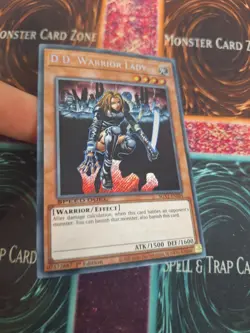 Yu-Gi-Oh D.D. Warrior Lady SGX1-ENE04 Secret Rare 1st Edition NM - Image 2