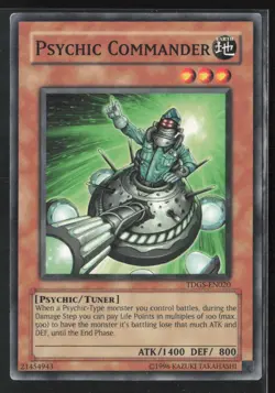 Psychic Commander TDGS-EN020 The Duelist Genesis Yu-Gi-Oh MP - Image 1