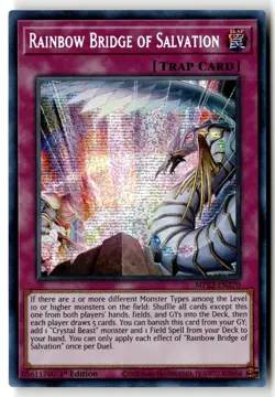Rainbow Bridge of Salvation MP22-EN270 Yu-Gi-Oh 1st Edition LP - Image 1