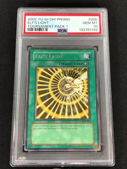 Yugioh 2002 Elf's Light TP1-006 PSA 10 Rare - Image 1